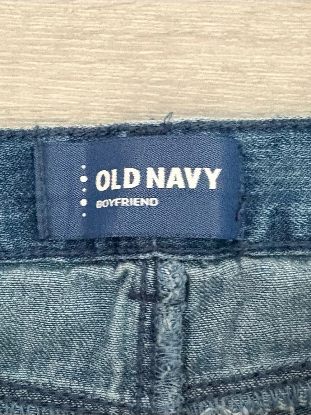 Old Navy Girls' Blue Denim Jeans with Lace Patch. Size 5